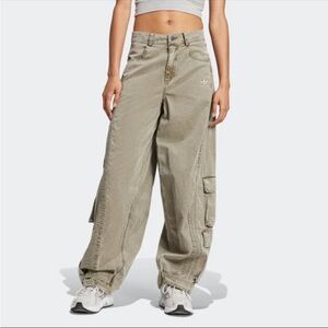 Adidas Olive Cargo Pants